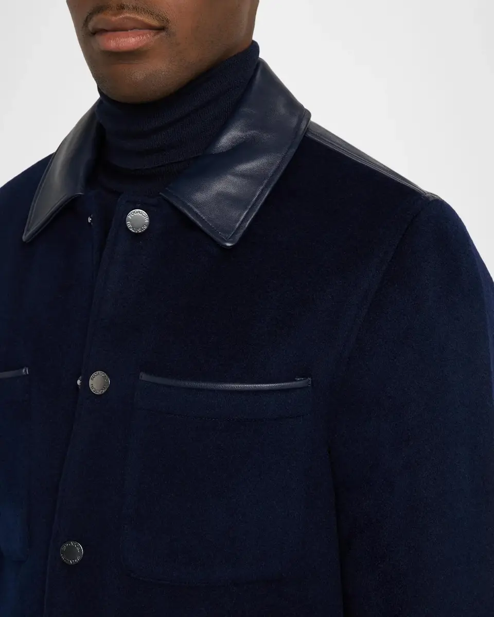 Bugatchi Men's Wool & Cashmere Jacket | Thumbnail 5 Bugatchi Men's Wool & Cashmere Jacket | Thumbnail 5