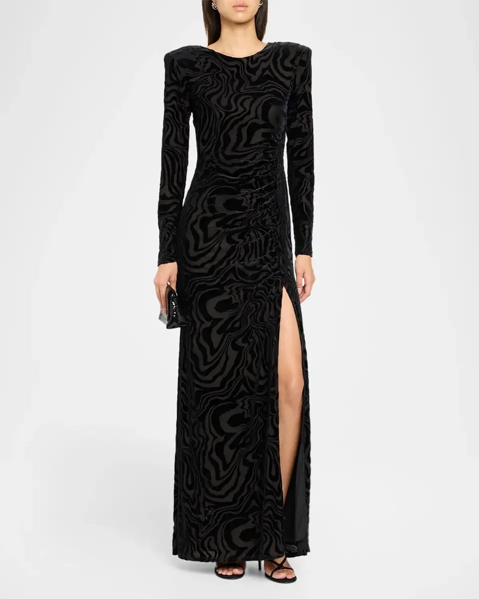 Ramy Brook April Devoré Velvet Maxi Dress | Thumbnail 2