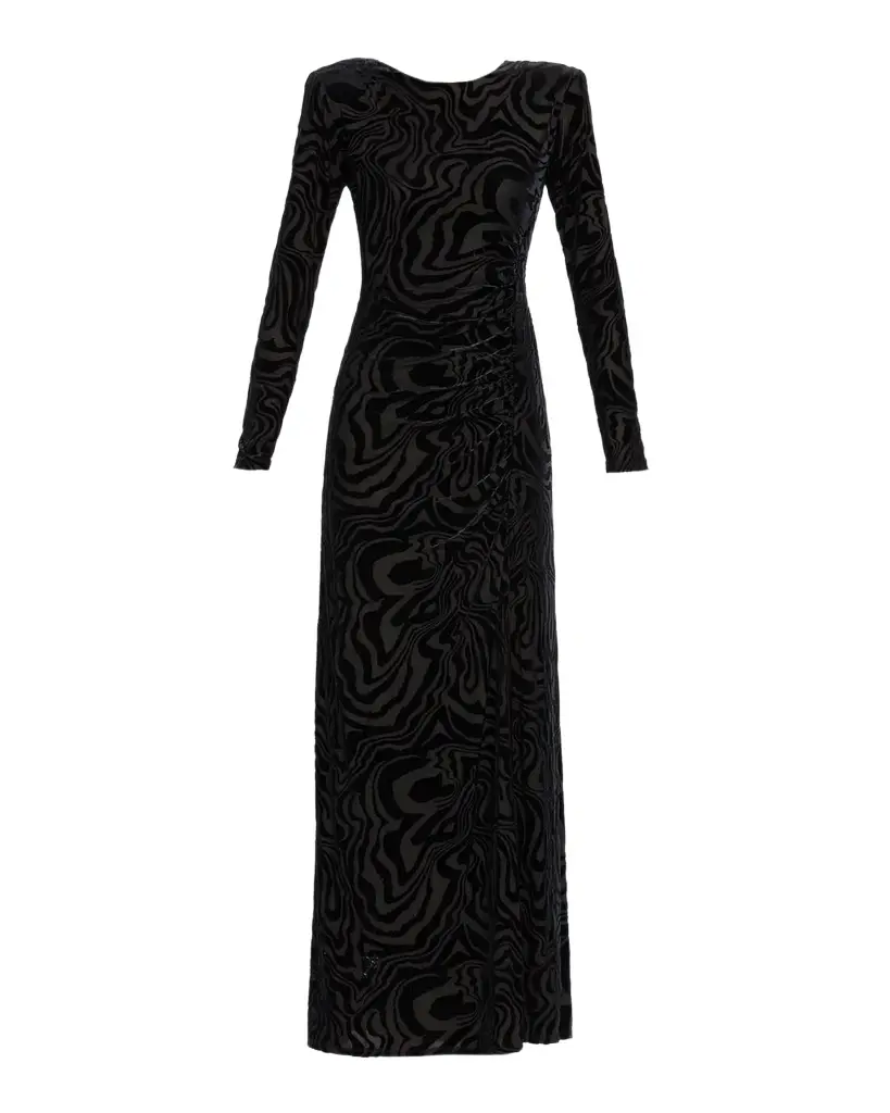 April Devoré Velvet Maxi Dress April Devoré Velvet Maxi Dress