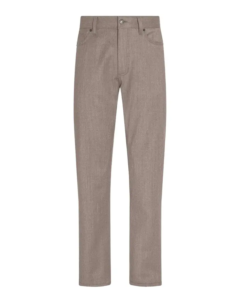 Zegna Men's City 239 Melange Five-Pocket Pants