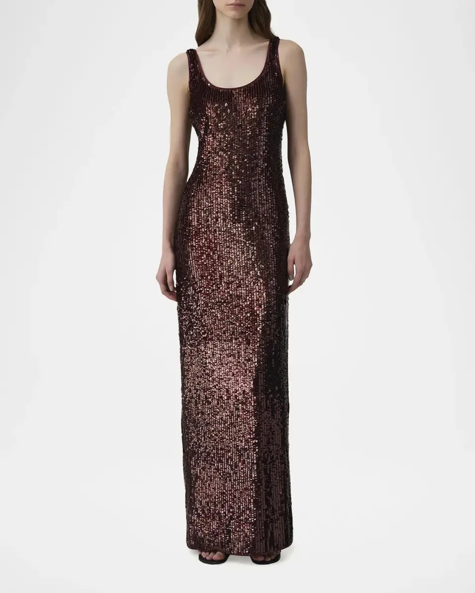 Simkhai Bex Sequined Tank Maxi Dress | Thumbnail 2 Simkhai Bex Sequined Tank Maxi Dress | Thumbnail 2