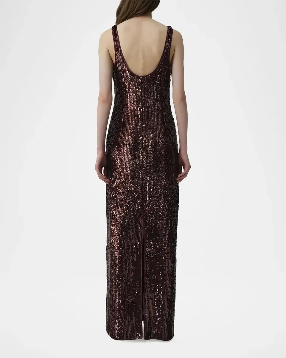 Simkhai Bex Sequined Tank Maxi Dress | Thumbnail 3 Simkhai Bex Sequined Tank Maxi Dress | Thumbnail 3