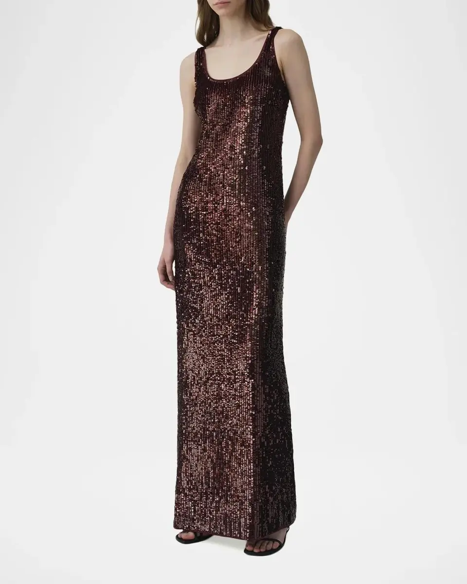Simkhai Bex Sequined Tank Maxi Dress | Thumbnail 4 Simkhai Bex Sequined Tank Maxi Dress | Thumbnail 4