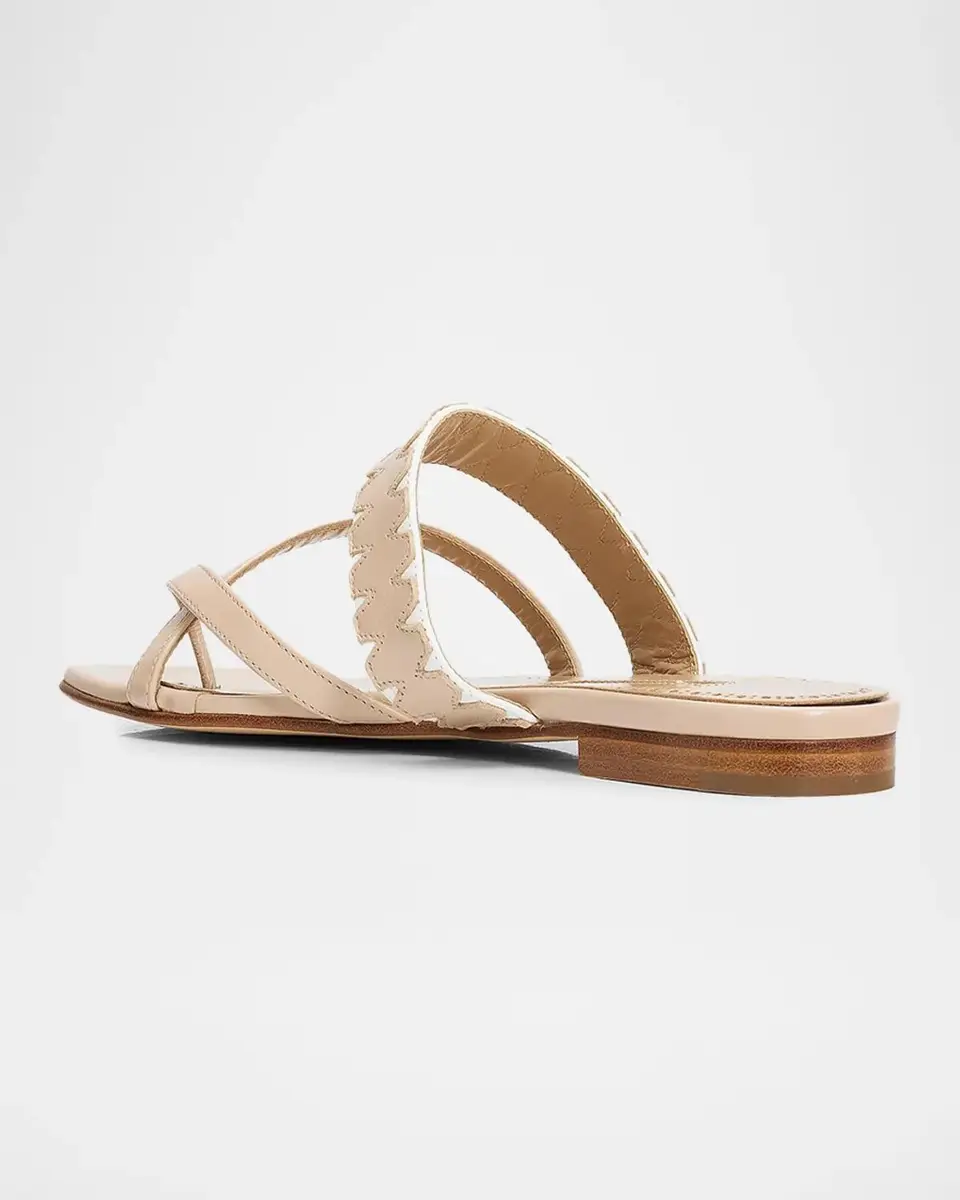 Manolo Blahnik Susonda Leather Sandals | Thumbnail 4 Manolo Blahnik Susonda Leather Sandals | Thumbnail 4