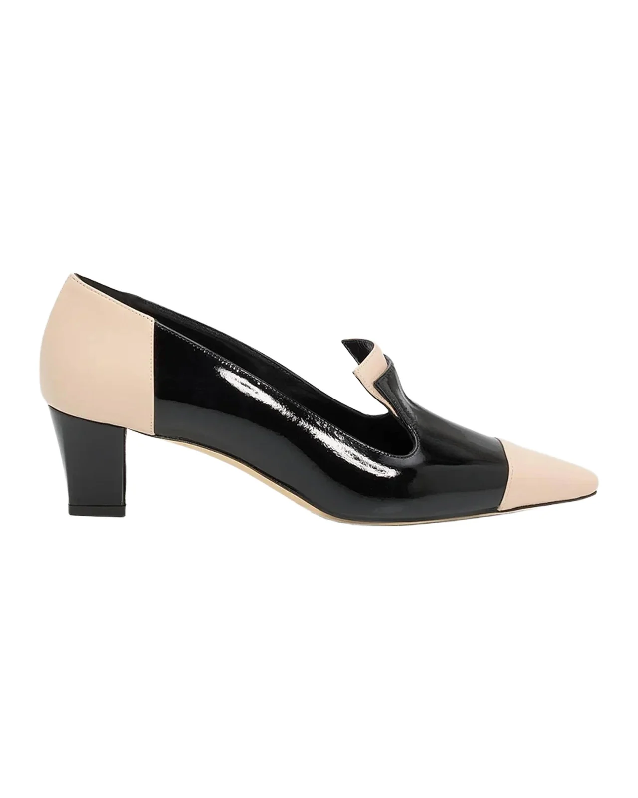 Manolo Blahnik Polastron 50MM Two-Tone Leather Pumps