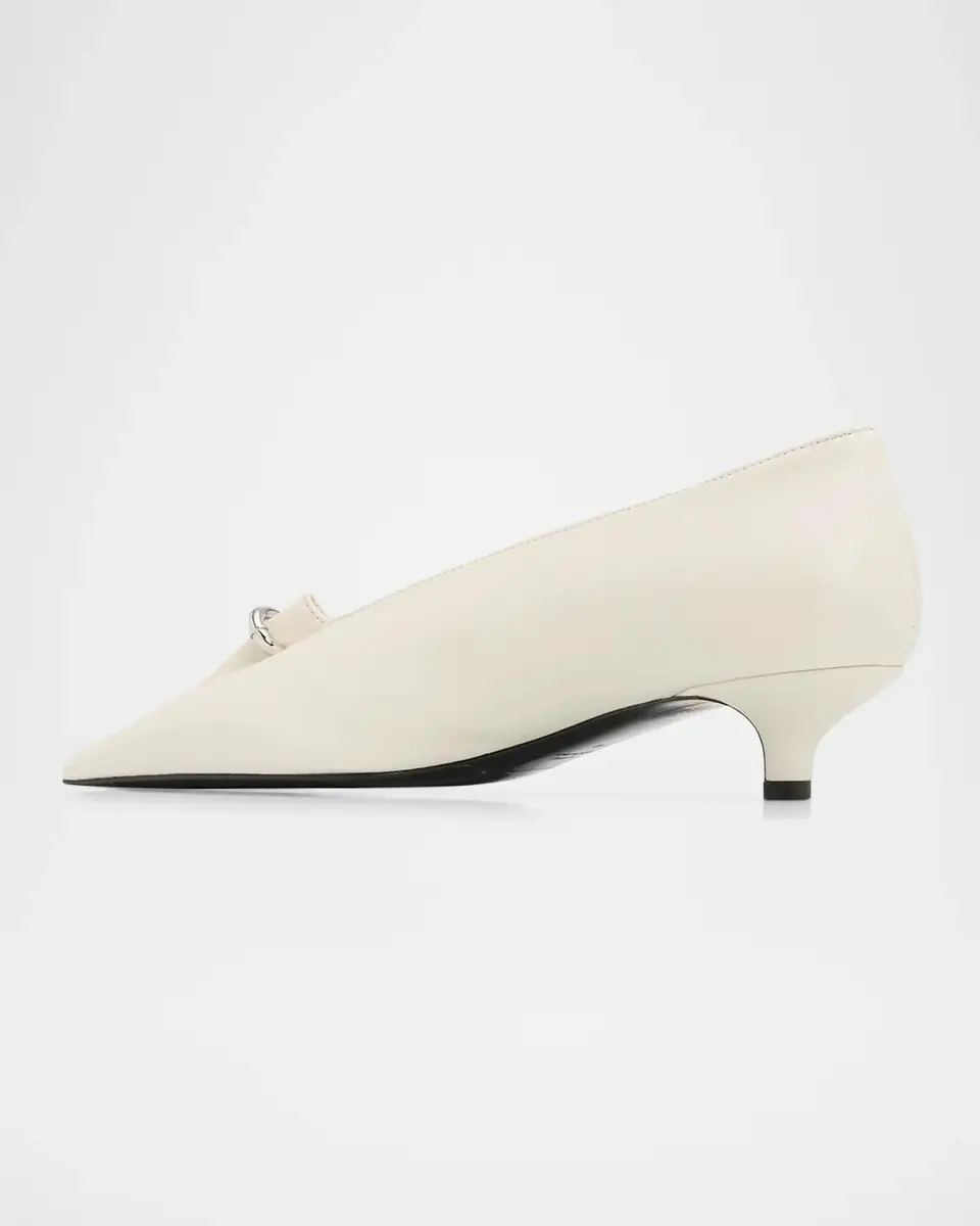 TOTEME 35mm Pierced Nappa Leather Pumps | Thumbnail 2 TOTEME 35mm Pierced Nappa Leather Pumps | Thumbnail 2