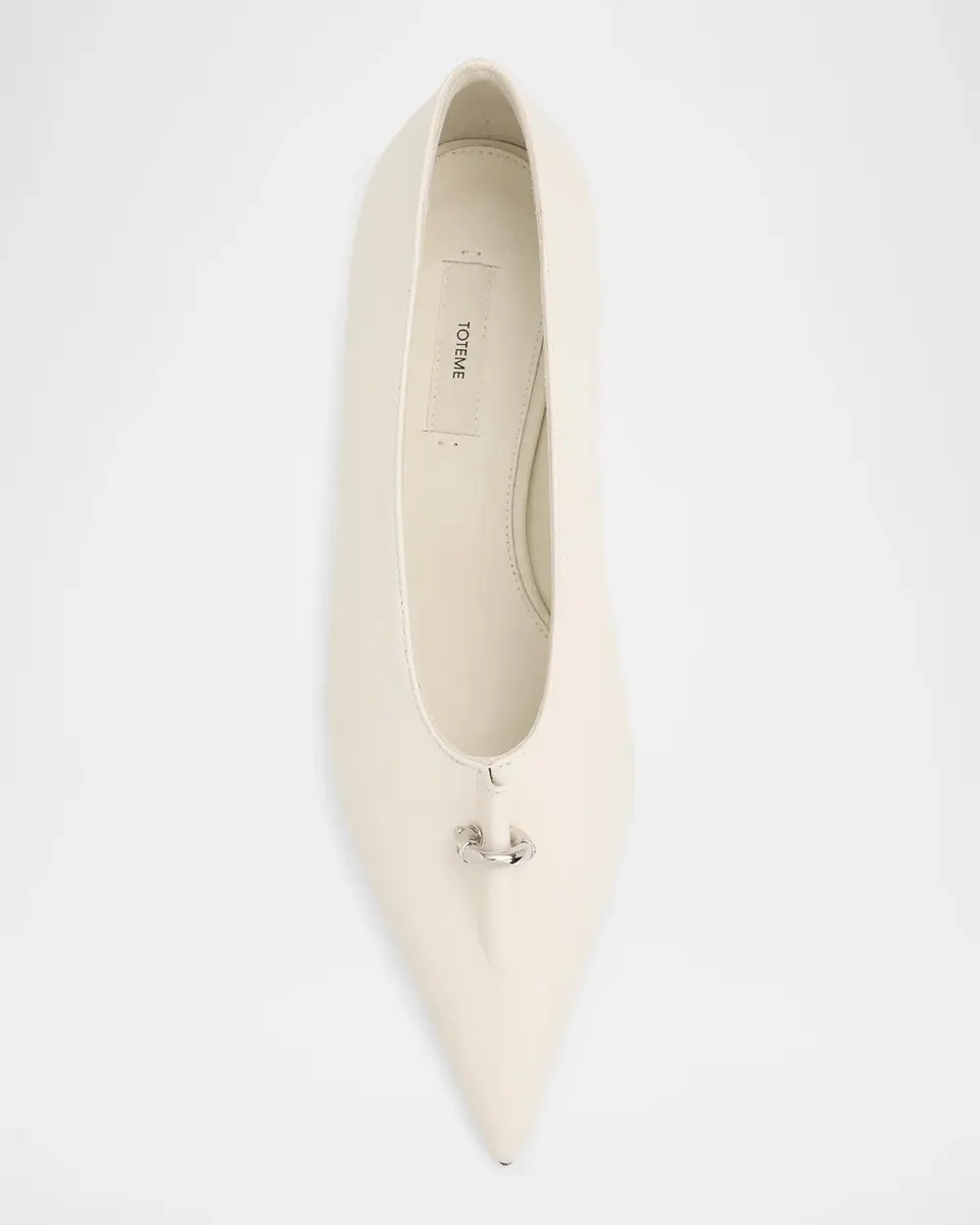 TOTEME 35mm Pierced Nappa Leather Pumps | Thumbnail 3 TOTEME 35mm Pierced Nappa Leather Pumps | Thumbnail 3
