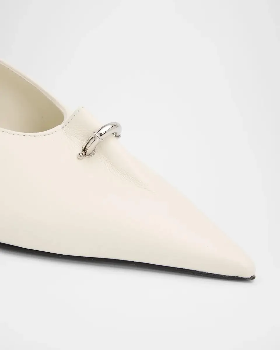 TOTEME 35mm Pierced Nappa Leather Pumps | Thumbnail 4 TOTEME 35mm Pierced Nappa Leather Pumps | Thumbnail 4