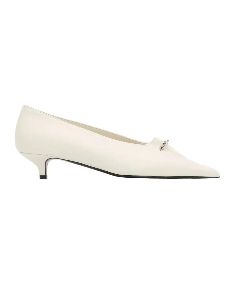 TOTEME 35mm Pierced Nappa Leather Pumps