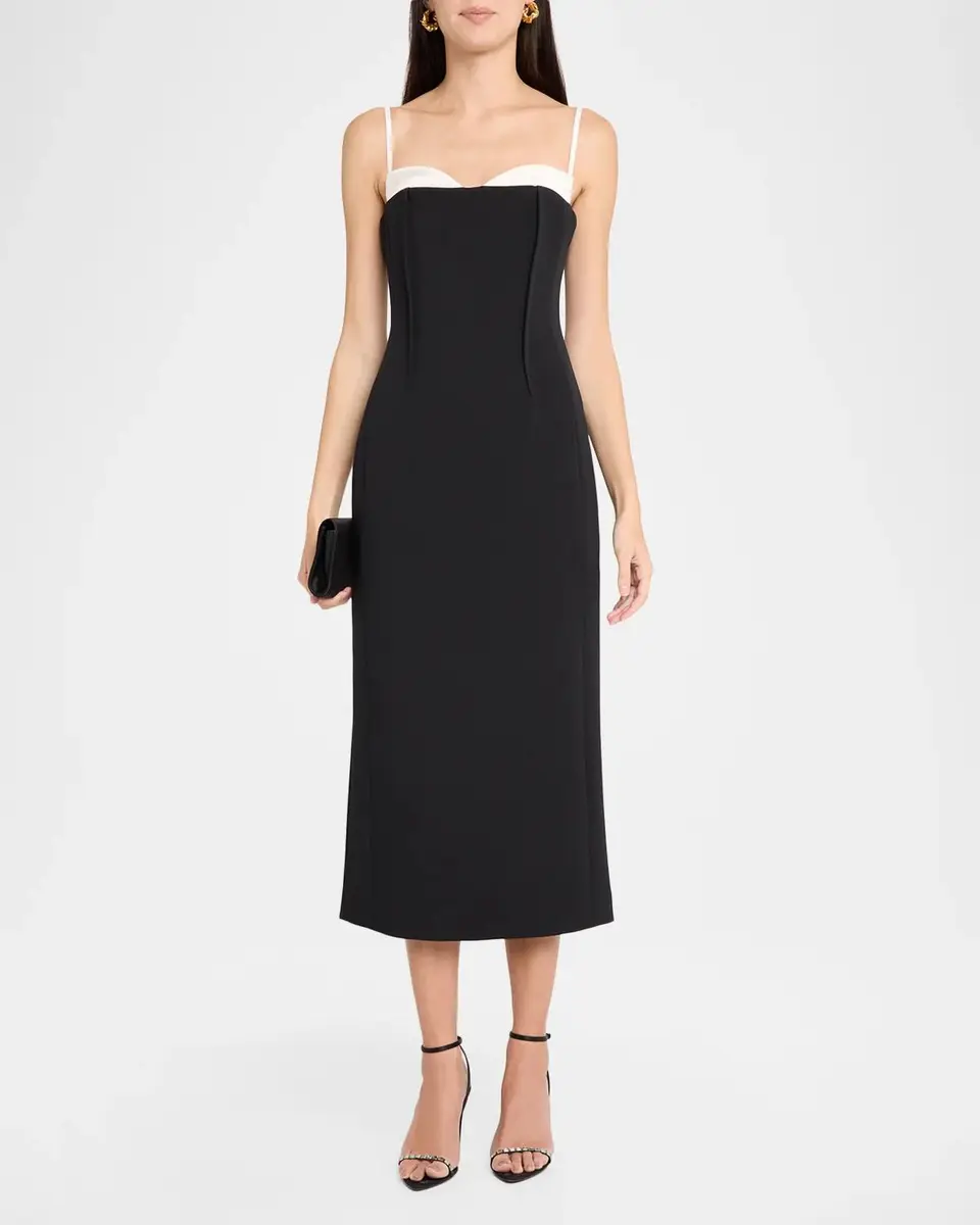 Simkhai Kristen Column Midi Dress | Thumbnail 2 Simkhai Kristen Column Midi Dress | Thumbnail 2