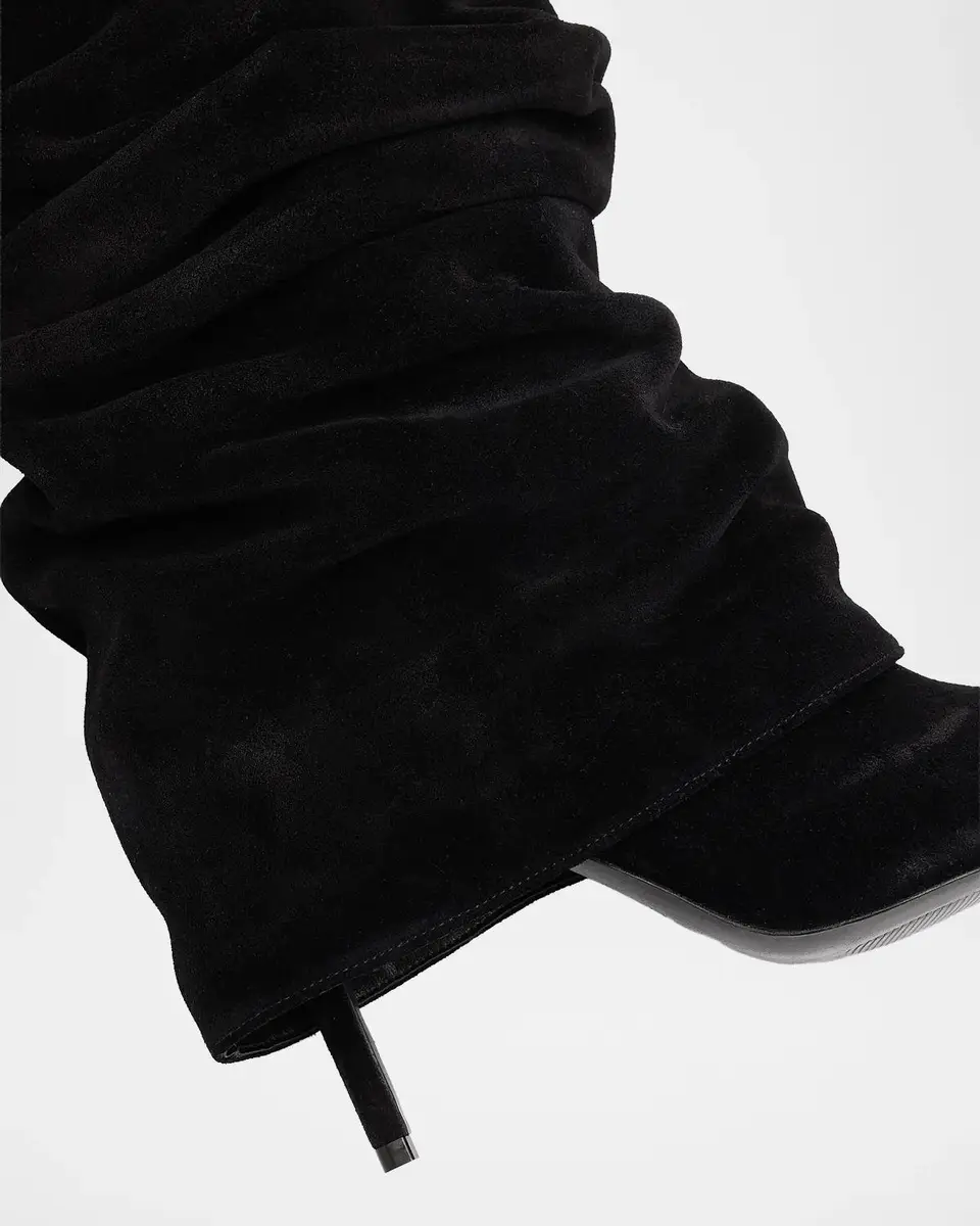 Schutz Mikki Up Cloak 75MM Suede Slouch Boots | Thumbnail 5 Schutz Mikki Up Cloak 75MM Suede Slouch Boots | Thumbnail 5