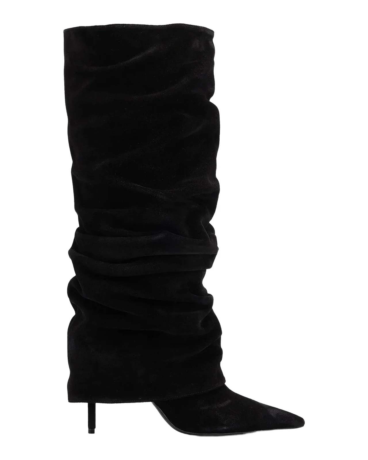 Schutz Mikki Up Cloak 75MM Suede Slouch Boots