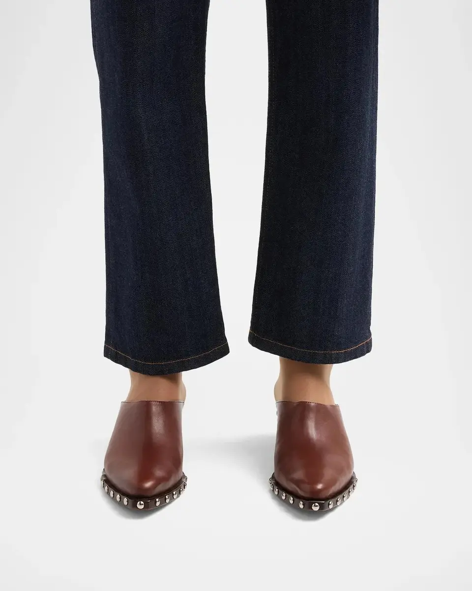 Schutz Taylor 30MM Studded Leather Mules | Thumbnail 2 Schutz Taylor 30MM Studded Leather Mules | Thumbnail 2