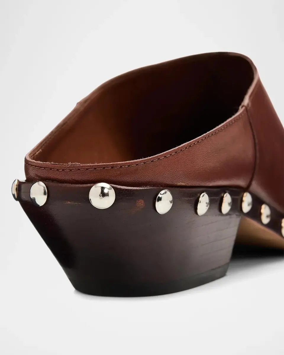 Schutz Taylor 30MM Studded Leather Mules | Thumbnail 5 Schutz Taylor 30MM Studded Leather Mules | Thumbnail 5
