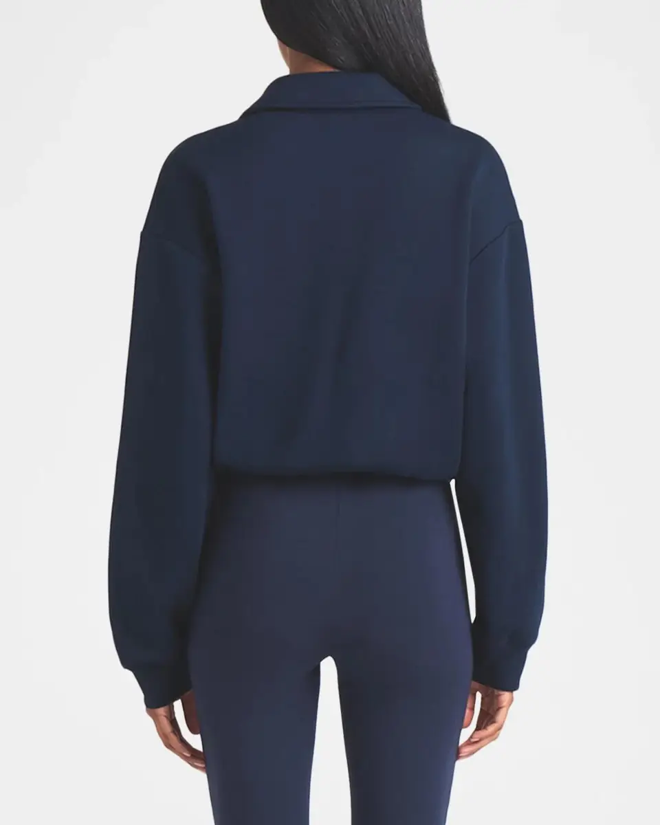 Skims Cotton Fleece Polo Sweatshirt | Thumbnail 3 Skims Cotton Fleece Polo Sweatshirt | Thumbnail 3