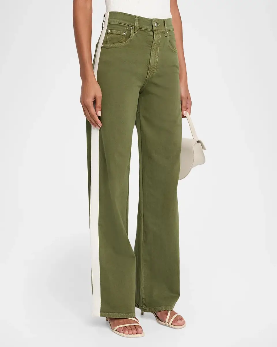 Le Jean Track Side-Stripe Straight-Leg Jeans | Thumbnail 4 Le Jean Track Side-Stripe Straight-Leg Jeans | Thumbnail 4