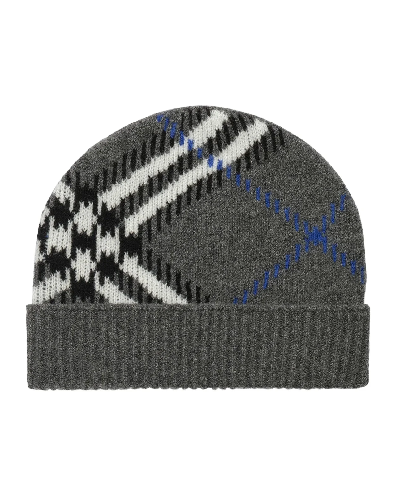 Burberry Men's Check Cashmere-Blend Beanie
