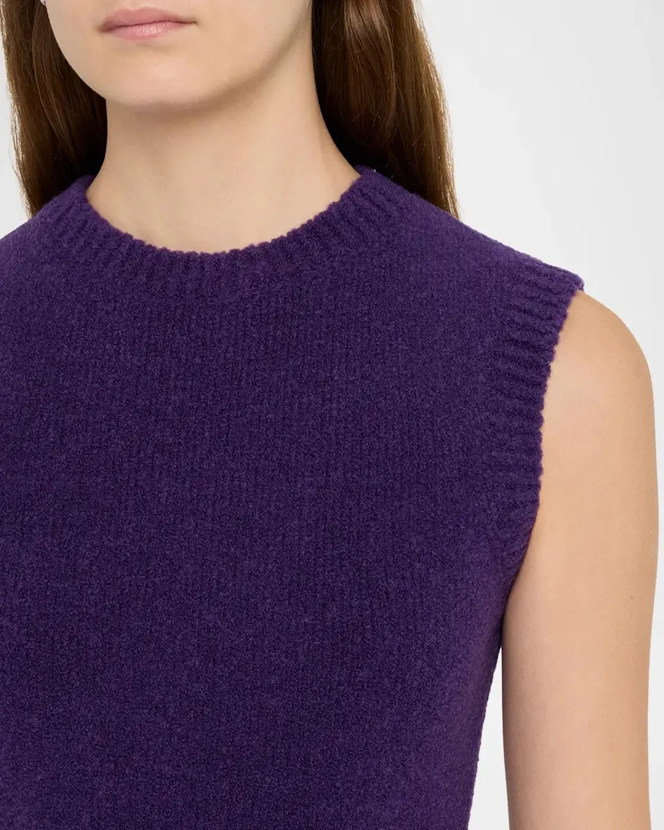 Loewe Sleeveless Wool Knit Fringed Mini Dress | Thumbnail 5 Loewe Sleeveless Wool Knit Fringed Mini Dress | Thumbnail 5