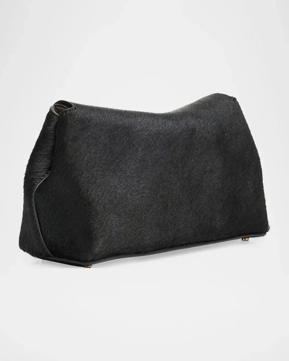 TOTEME Mini T-Lock Pony Hair Clutch | Thumbnail 3 TOTEME Mini T-Lock Pony Hair Clutch | Thumbnail 3