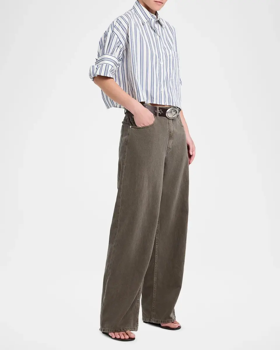 TWP Next Ex Cropped Cotton Poplin Shirt | Thumbnail 2 TWP Next Ex Cropped Cotton Poplin Shirt | Thumbnail 2