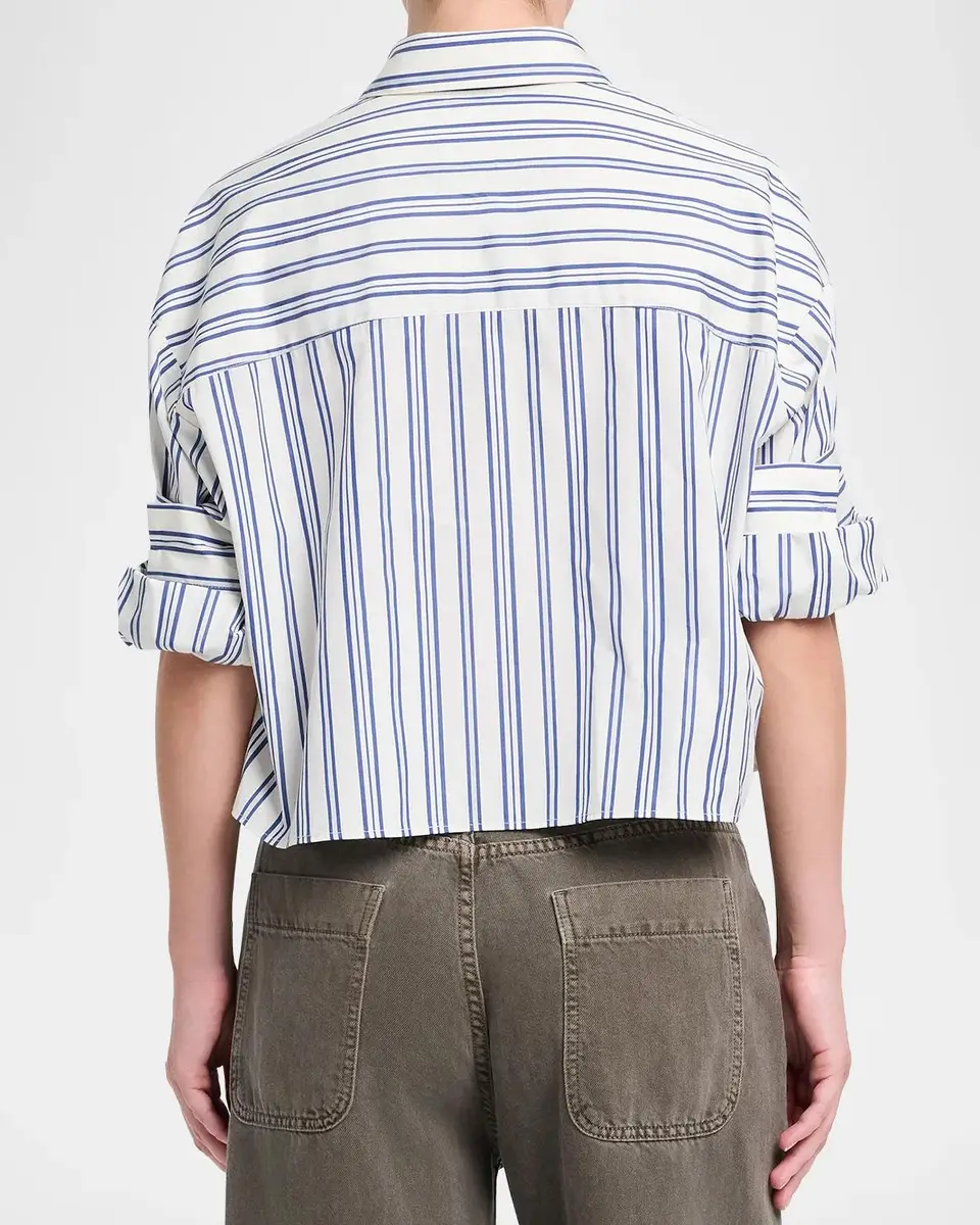 TWP Next Ex Cropped Cotton Poplin Shirt | Thumbnail 3 TWP Next Ex Cropped Cotton Poplin Shirt | Thumbnail 3