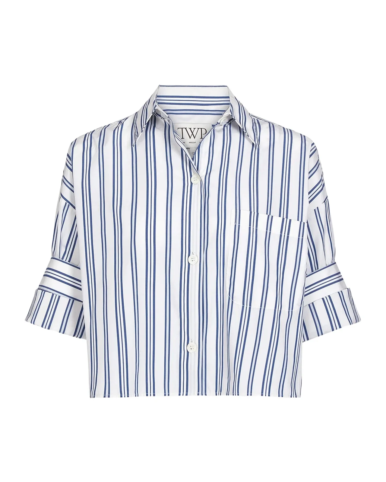 Next Ex Cropped Cotton Poplin Shirt Next Ex Cropped Cotton Poplin Shirt