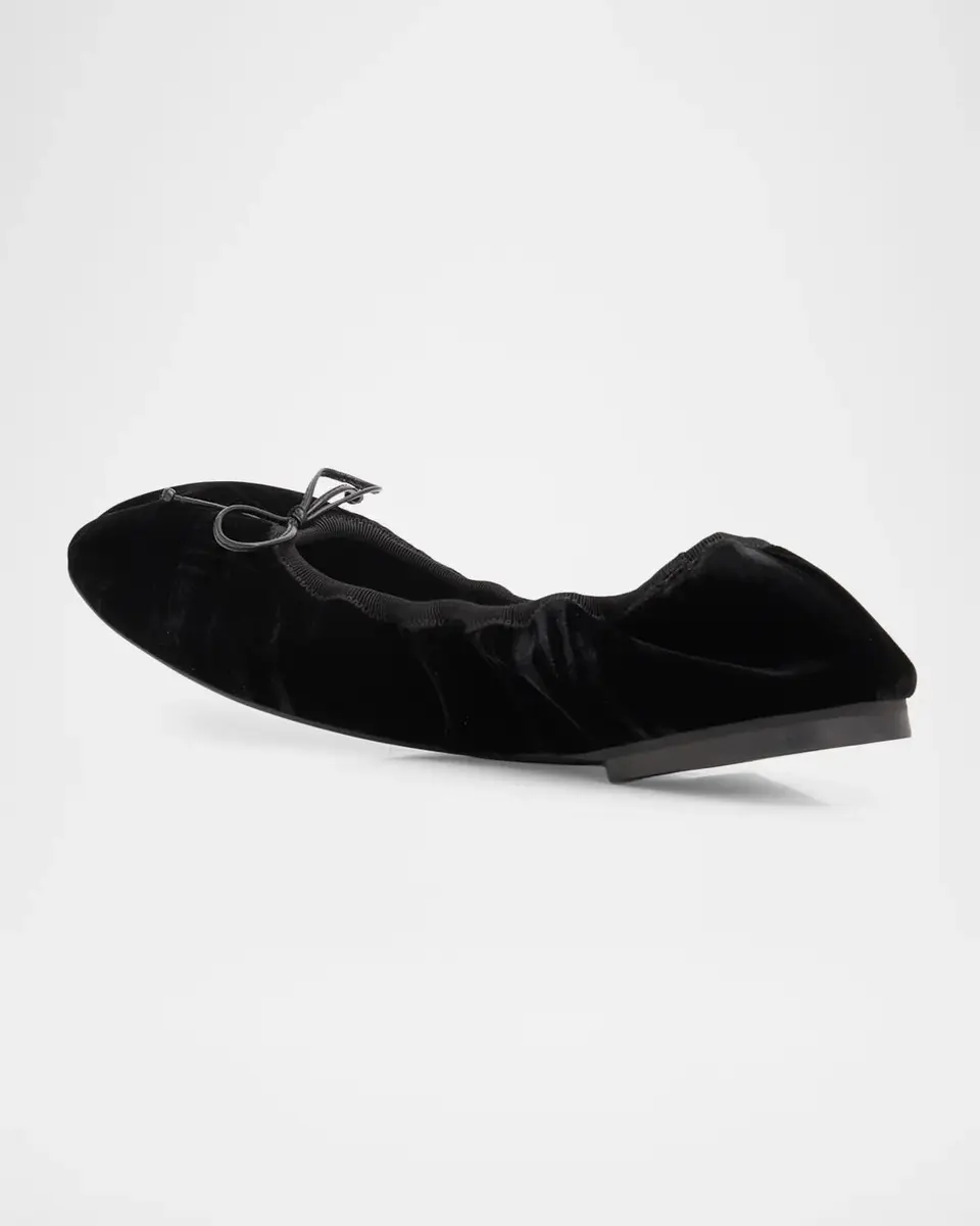 Stuart Weitzman Nia Velvet Ballerina Flats | Thumbnail 2 Stuart Weitzman Nia Velvet Ballerina Flats | Thumbnail 2