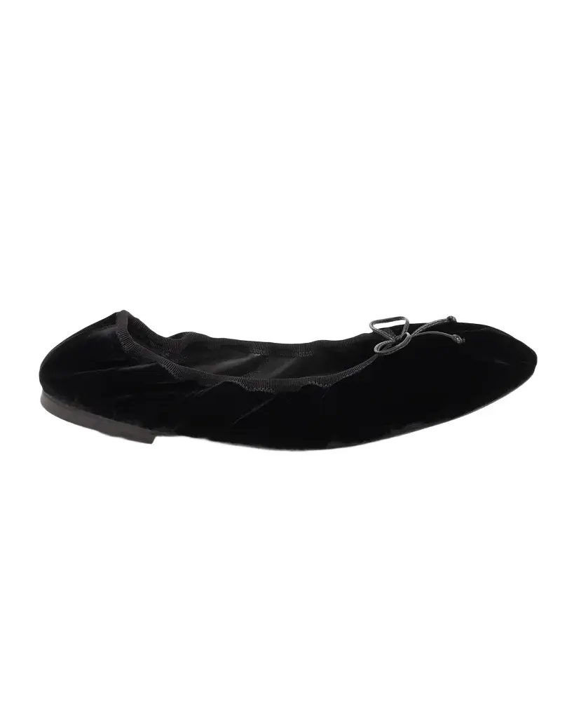 Stuart Weitzman Nia Velvet Ballerina Flats