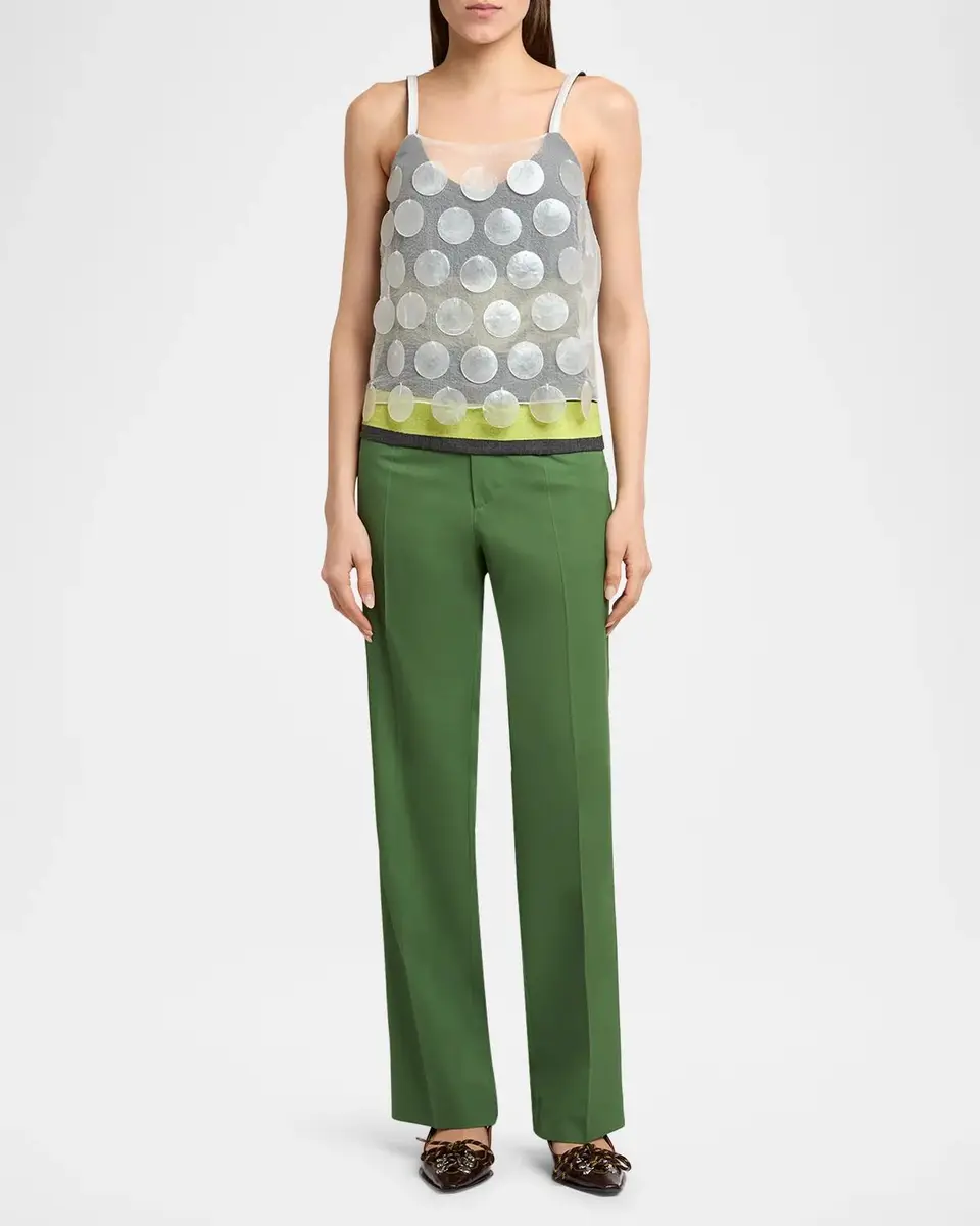 Marni High-Rise Wool Straight-Leg Trousers | Thumbnail 2