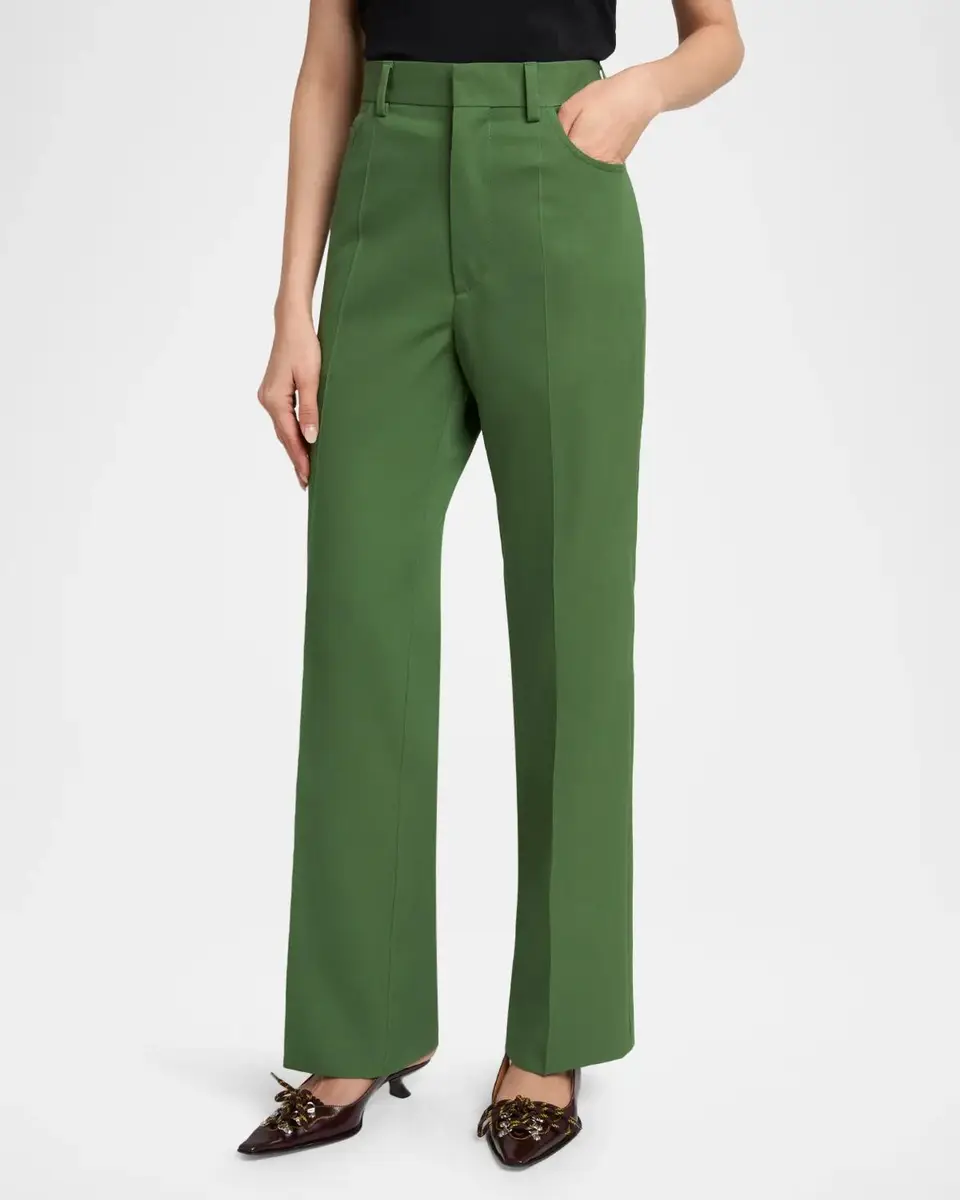 Marni High-Rise Wool Straight-Leg Trousers | Thumbnail 4