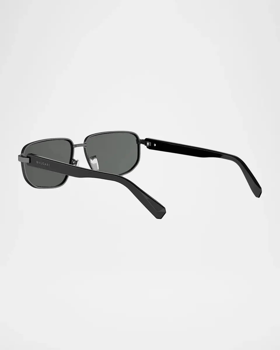 BVLGARI Men's 58MM Polarized Rectangular Sunglasses | Thumbnail 2 BVLGARI Men's 58MM Polarized Rectangular Sunglasses | Thumbnail 2