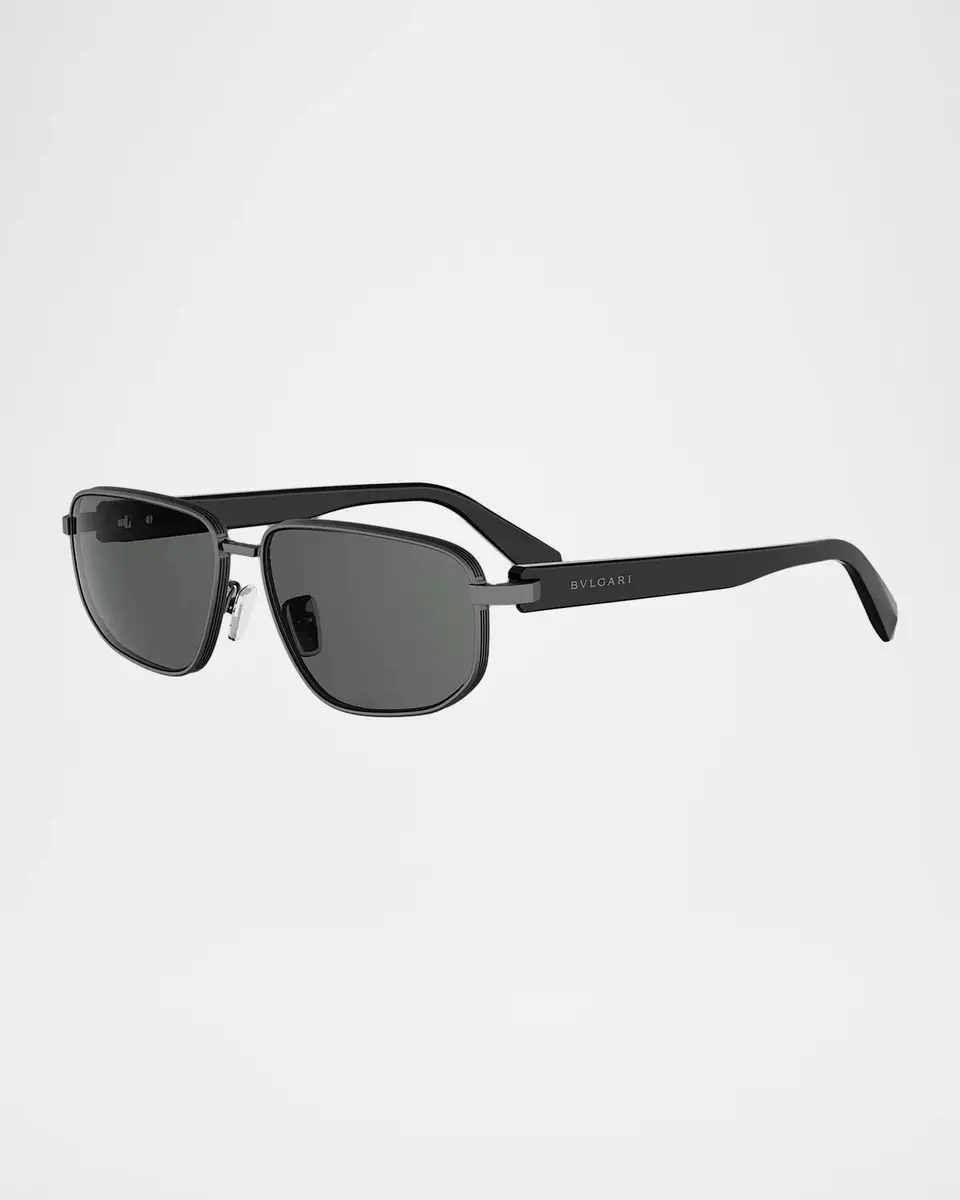 BVLGARI Men's 58MM Polarized Rectangular Sunglasses | Thumbnail 3 BVLGARI Men's 58MM Polarized Rectangular Sunglasses | Thumbnail 3