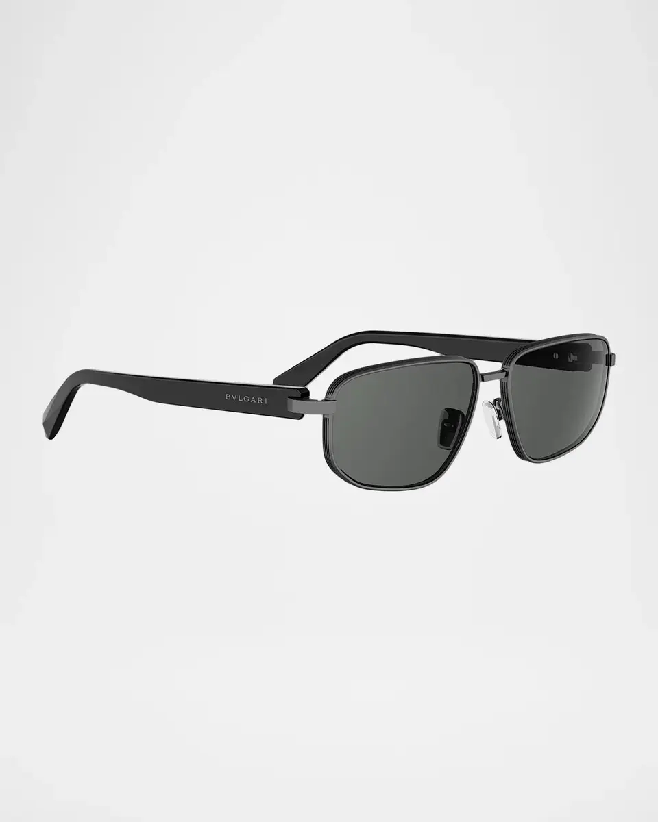 BVLGARI Men's 58MM Polarized Rectangular Sunglasses | Thumbnail 8 BVLGARI Men's 58MM Polarized Rectangular Sunglasses | Thumbnail 8
