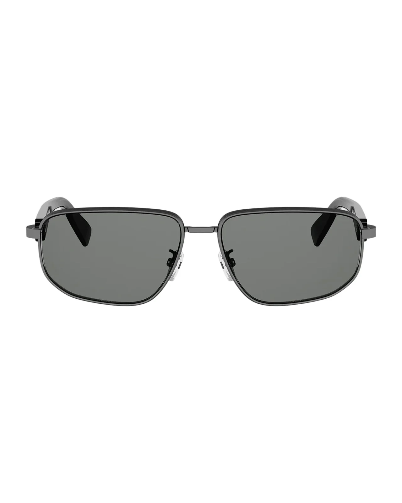 BVLGARI Men's 58MM Polarized Rectangular Sunglasses