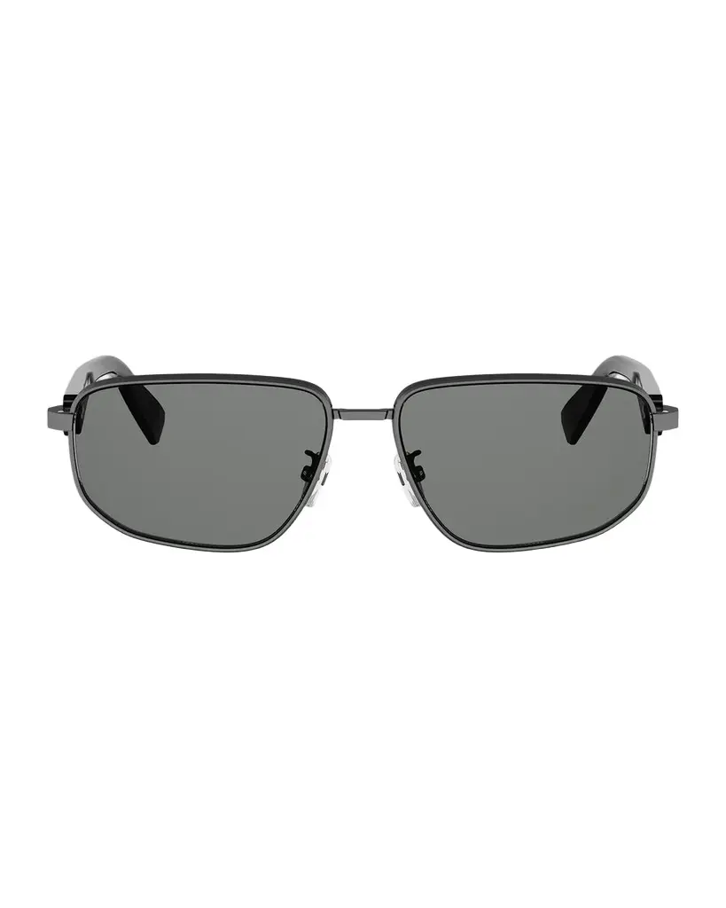 BVLGARI Men's 58MM Polarized Rectangular Sunglasses