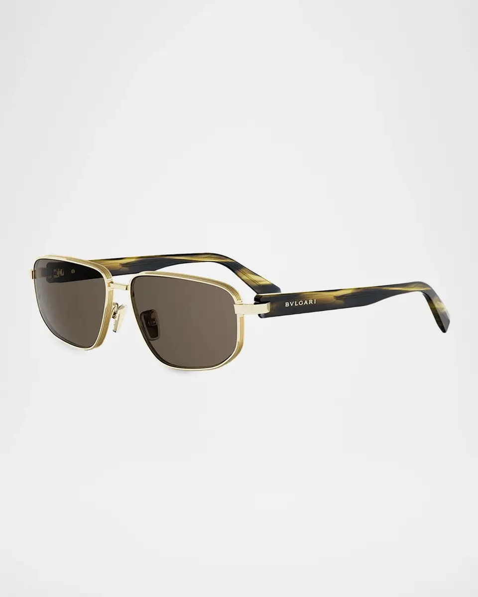 BVLGARI Men's Octo 58MM Rectangular Sunglasses | Thumbnail 3 BVLGARI Men's Octo 58MM Rectangular Sunglasses | Thumbnail 3