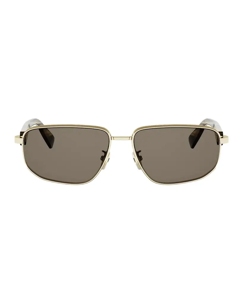 BVLGARI Men's Octo 58MM Rectangular Sunglasses