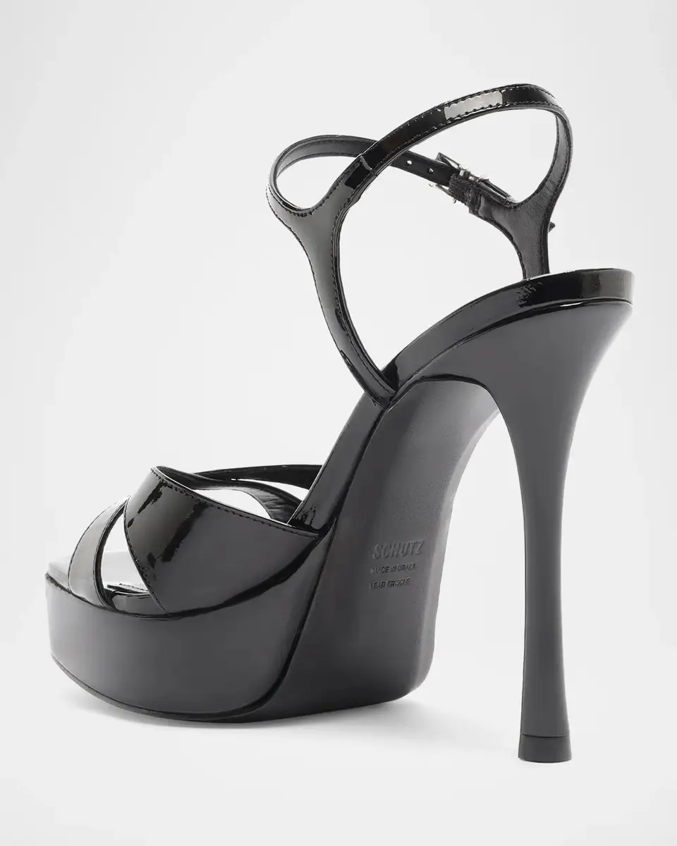 Schutz Maxine 120MM Patent Leather Platform Sandals | Thumbnail 2 Schutz Maxine 120MM Patent Leather Platform Sandals | Thumbnail 2