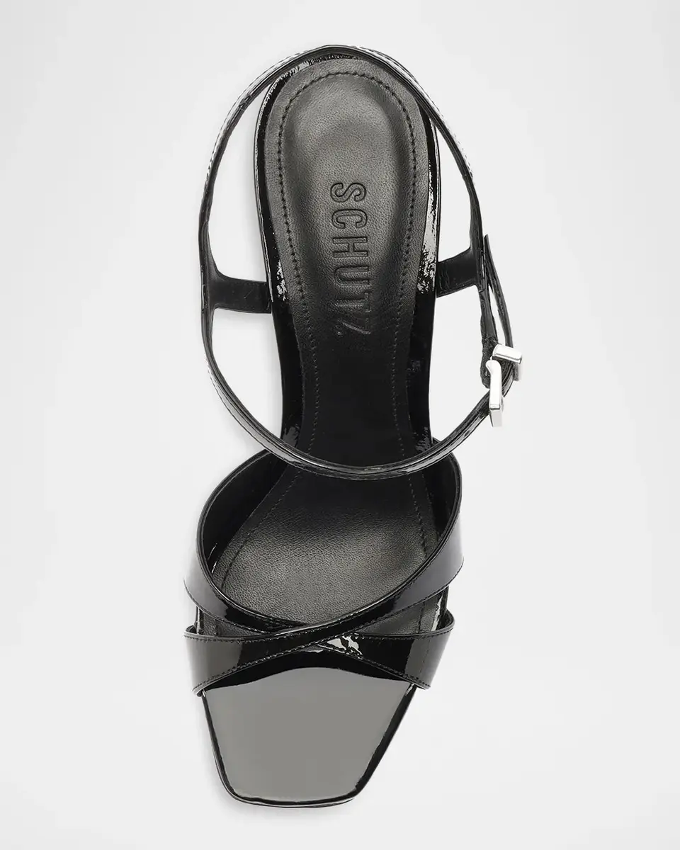 Schutz Maxine 120MM Patent Leather Platform Sandals | Thumbnail 4 Schutz Maxine 120MM Patent Leather Platform Sandals | Thumbnail 4
