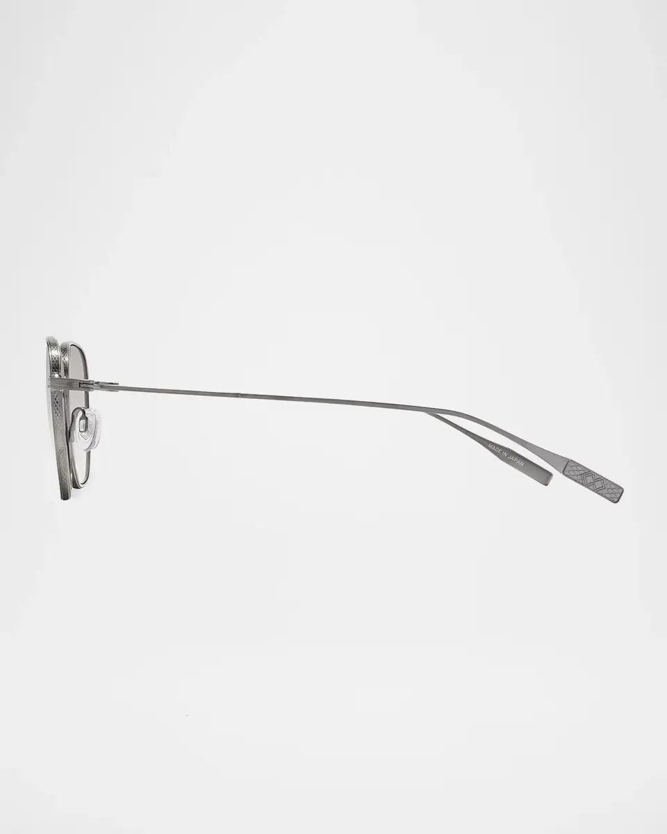BARTON PERREIRA Men's Revere 50MM Titanium Square Sunglasses | Thumbnail 2 BARTON PERREIRA Men's Revere 50MM Titanium Square Sunglasses | Thumbnail 2
