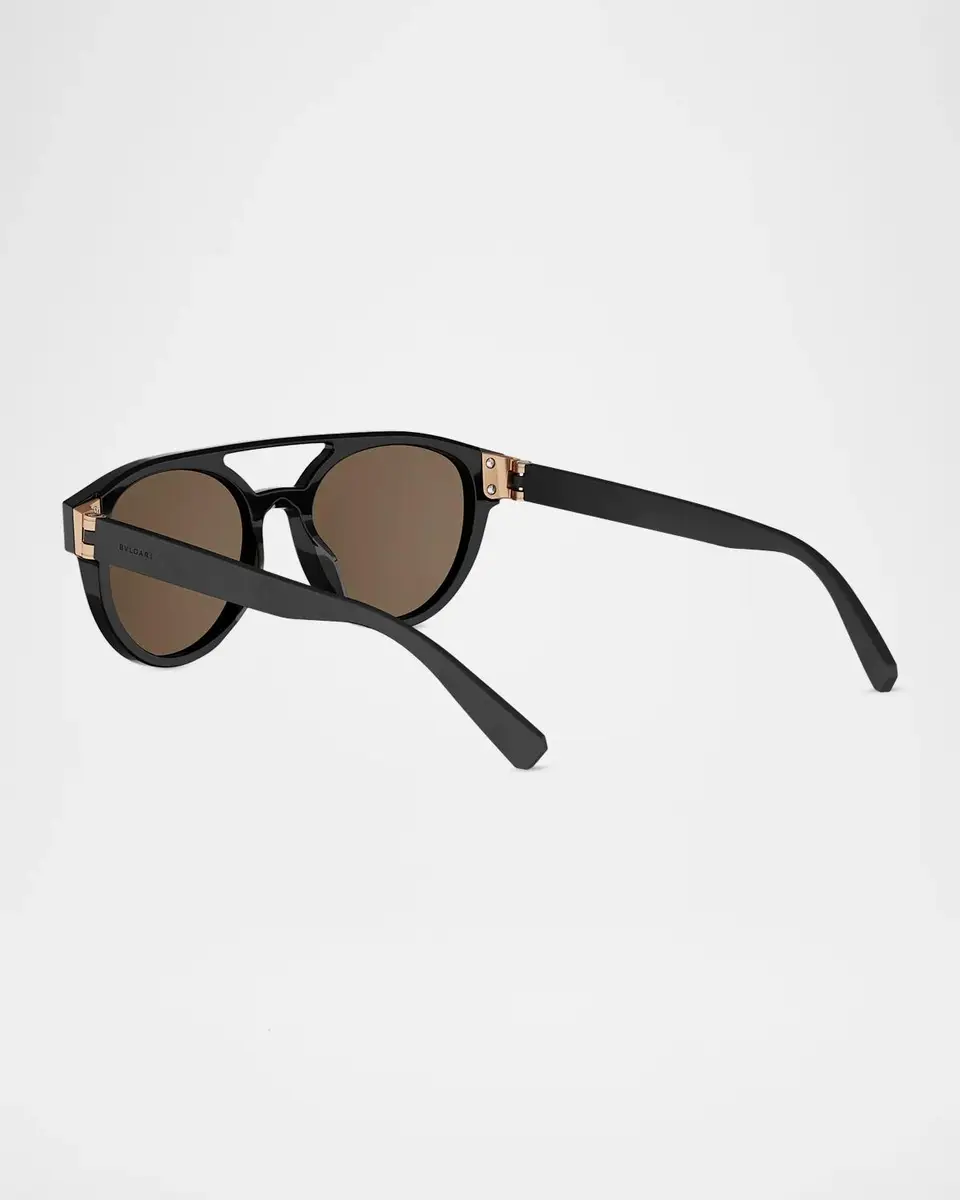 BVLGARI Men's 54MM Aviator Sunglasses | Thumbnail 2