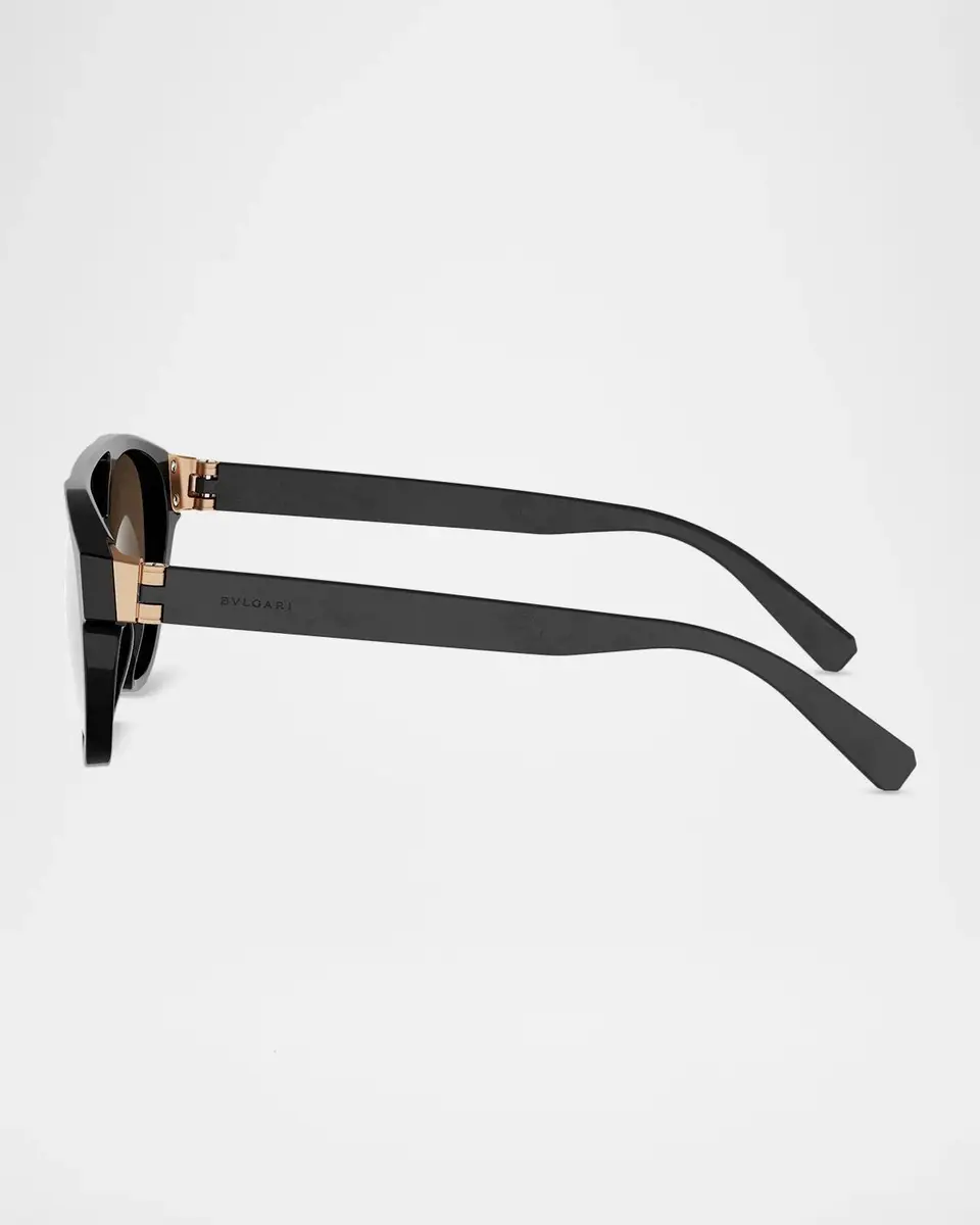 BVLGARI Men's 54MM Aviator Sunglasses | Thumbnail 5