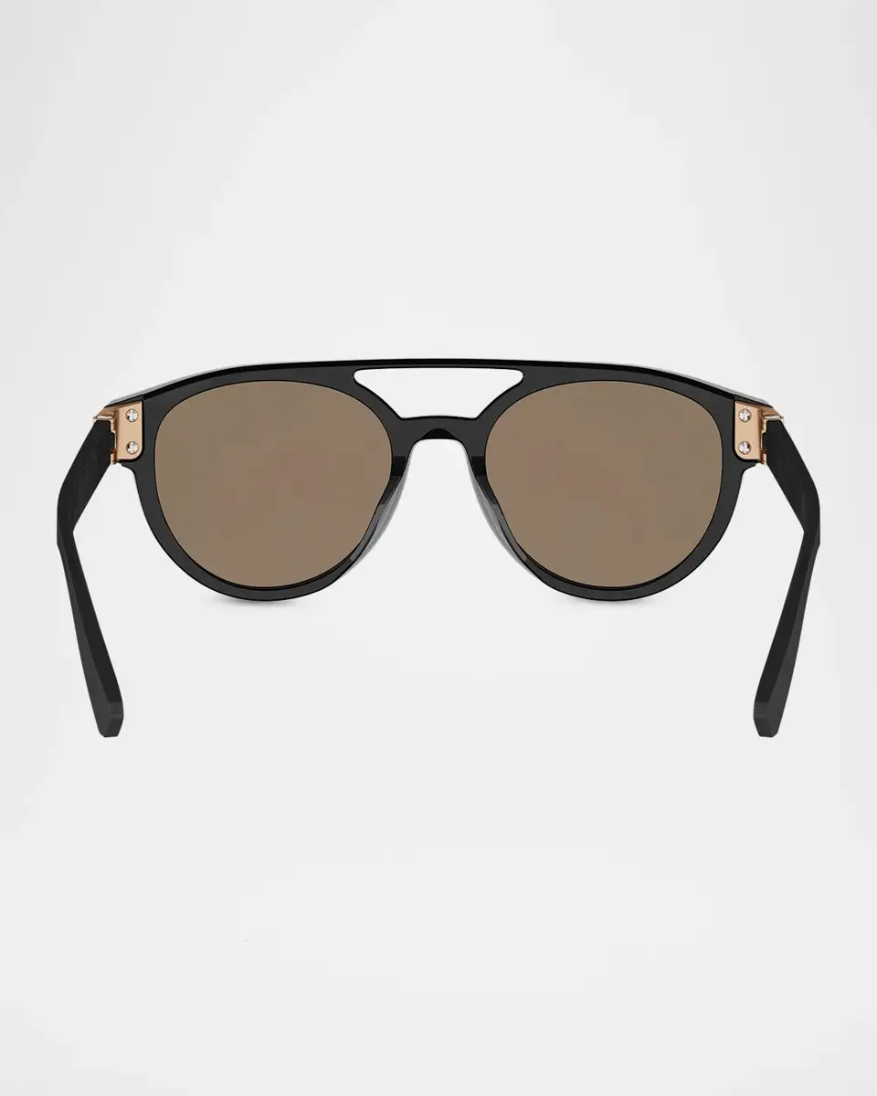BVLGARI Men's 54MM Aviator Sunglasses | Thumbnail 6