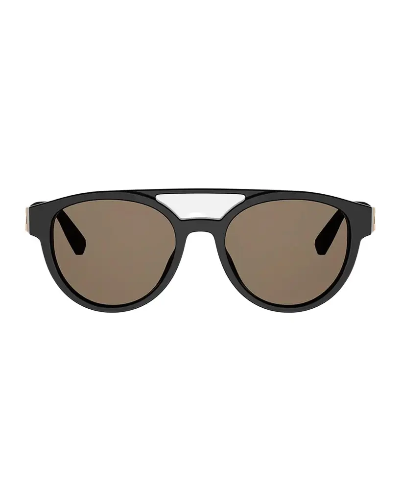 BVLGARI Men's 54MM Aviator Sunglasses