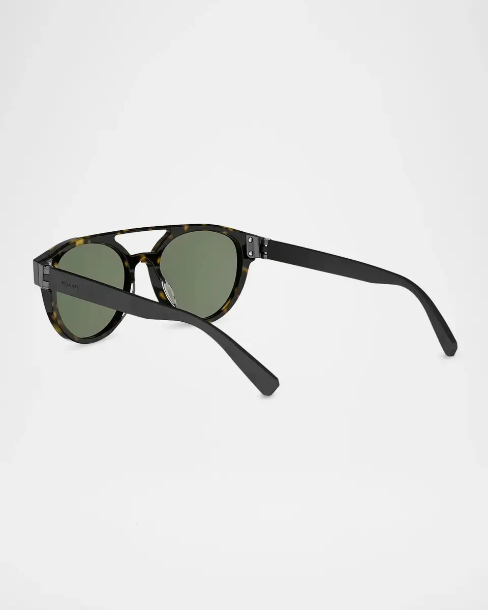 BVLGARI Men's Aluminum 54MM Round Sunglasses | Thumbnail 2 BVLGARI Men's Aluminum 54MM Round Sunglasses | Thumbnail 2