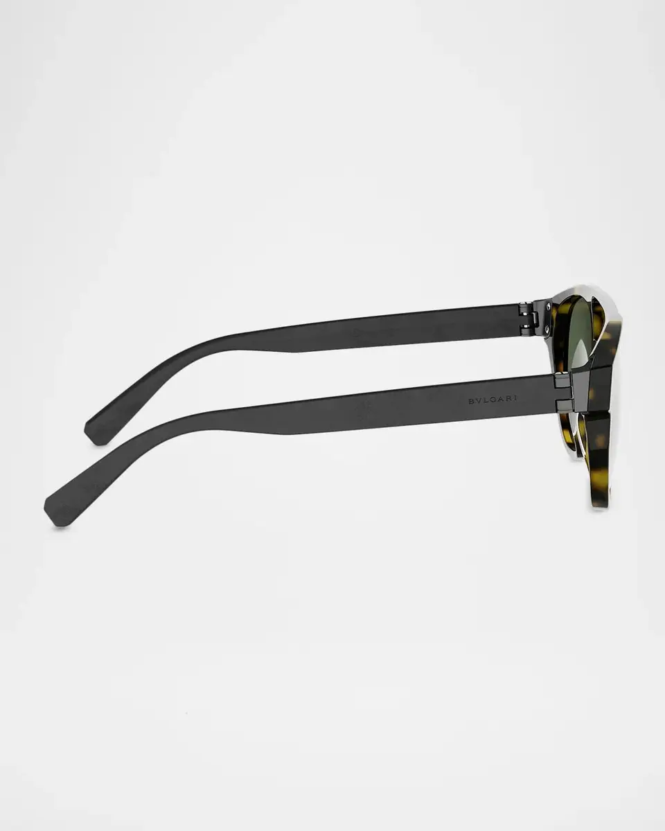 BVLGARI Men's Aluminum 54MM Round Sunglasses | Thumbnail 4 BVLGARI Men's Aluminum 54MM Round Sunglasses | Thumbnail 4