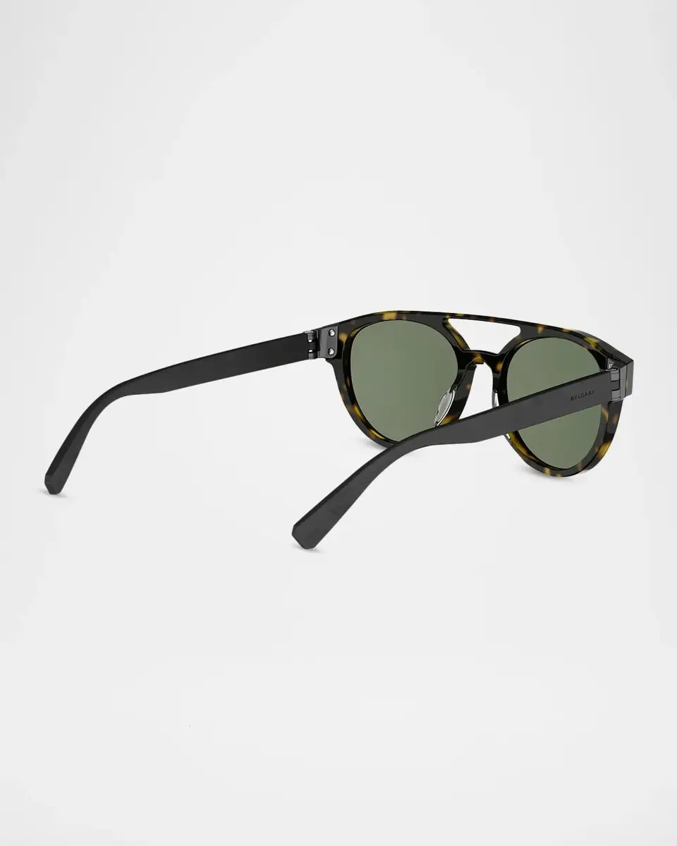 BVLGARI Men's Aluminum 54MM Round Sunglasses | Thumbnail 7 BVLGARI Men's Aluminum 54MM Round Sunglasses | Thumbnail 7