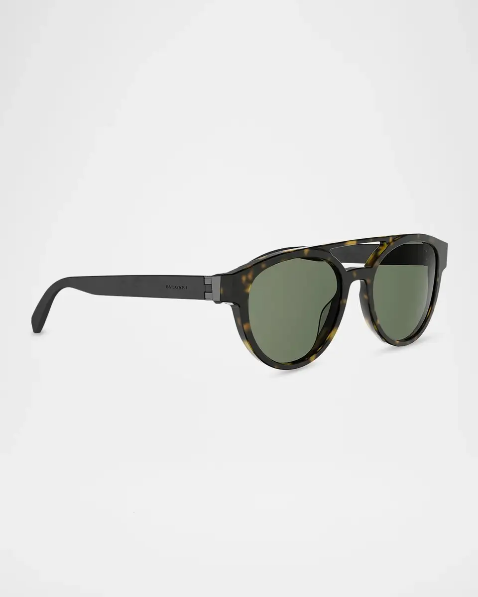 BVLGARI Men's Aluminum 54MM Round Sunglasses | Thumbnail 8 BVLGARI Men's Aluminum 54MM Round Sunglasses | Thumbnail 8