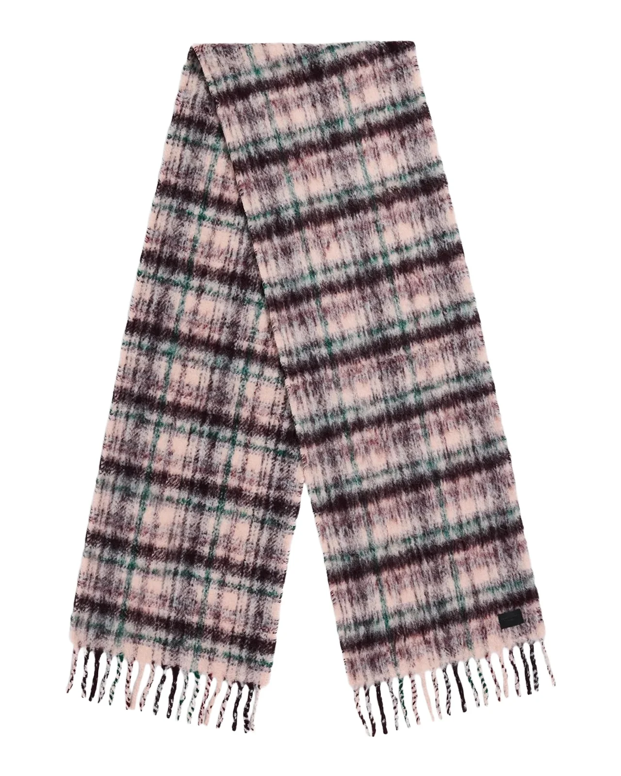 rag & bone Tyler Brushed Knit Plaid Scarf