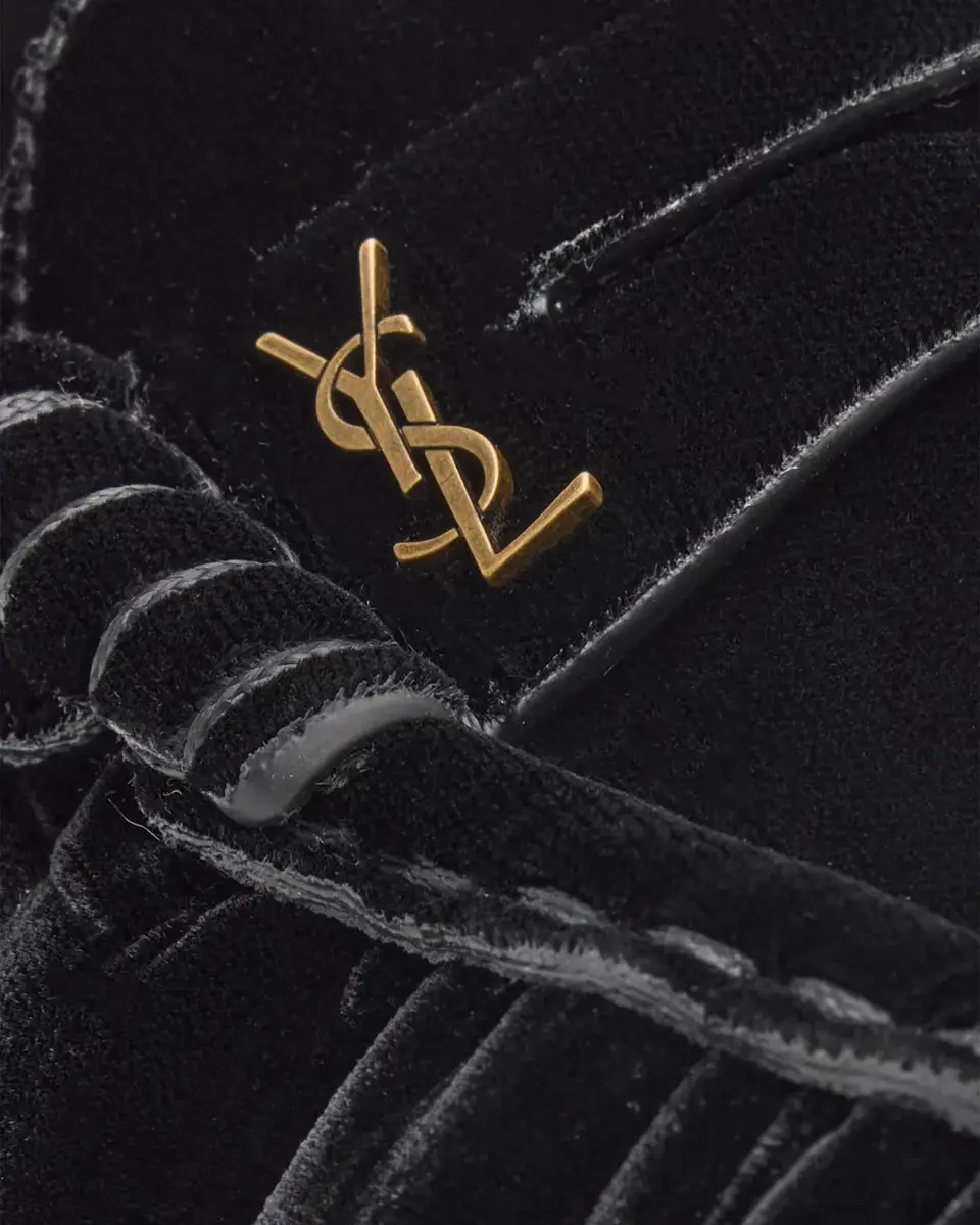 Saint Laurent Le Loafers in Velvet | Thumbnail 5 Saint Laurent Le Loafers in Velvet | Thumbnail 5